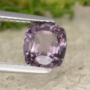 Spinello Viola scuro naturale da 1.45 ct, Cuscino, VVS