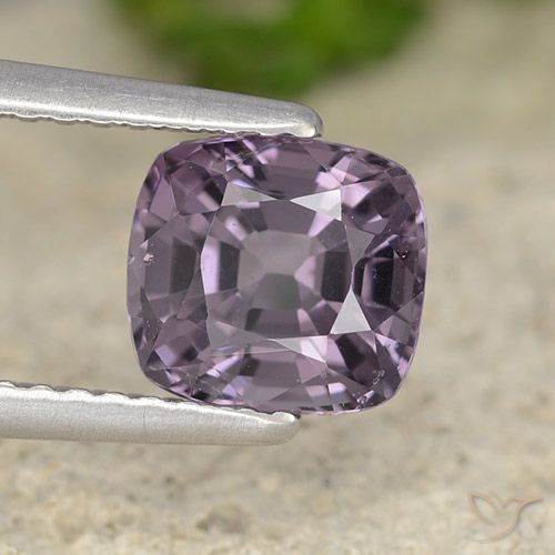 1.69ct Naturale Viola scuro Spinello, Cuscino, VVS-VS