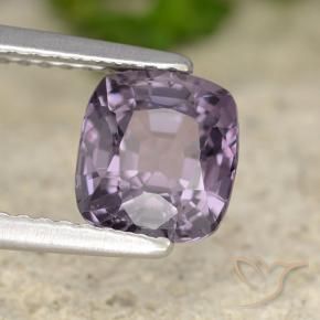 Spinello Viola scuro naturale da 1.69 ct, Cuscino, VVS-VS