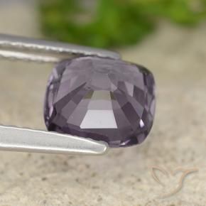 Spinello Viola scuro naturale da 1.69 ct, Cuscino, VVS-VS