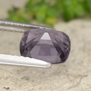 Spinello Viola medio naturale da 1.60 ct, Cuscino, VVS-VS
