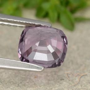 Spinello Viola chiaro naturale da 1.27 ct, Cuscino, VVS