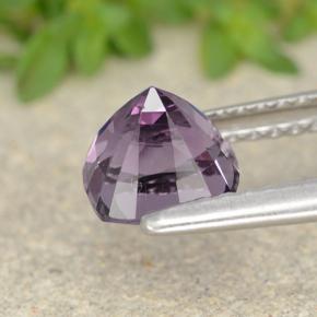 Spinello Viola medio-scuro naturale da 1.51 ct, Taglio a cuscino, VVS-VS