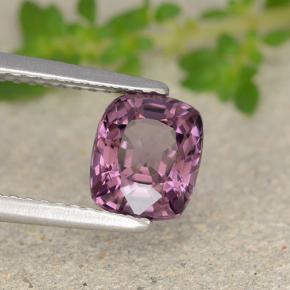 Spinello Viola medio naturale da 1.65 ct, Taglio a cuscino, VVS-VS