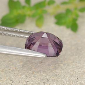 Spinello Viola medio naturale da 1.65 ct, Taglio a cuscino, VVS-VS