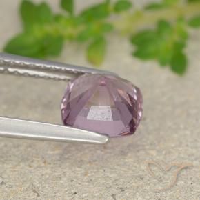 Spinello Viola rosato chiaro naturale da 1.58 ct, Cuscino, VVS