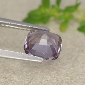 Spinello naturale porpora da 1,59 ct, taglio a cuscino, VVS