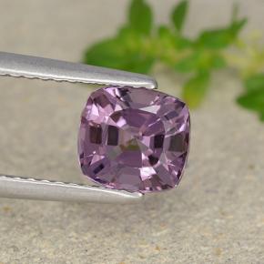Spinello Viola d'uva naturale da 1.46 ct, Taglio a cuscino, VVS