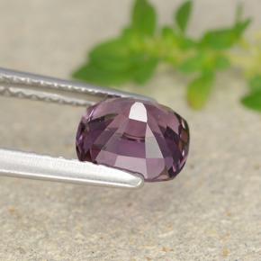 Spinello naturale porpora da 1,59 ct, taglio a cuscino, VVS