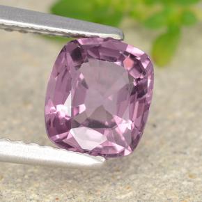 Spinello naturale porpora da 1,41 ct, taglio a cuscino, VVS