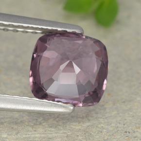 Spinello naturale porpora da 1,40 ct, taglio a cuscino, VVS