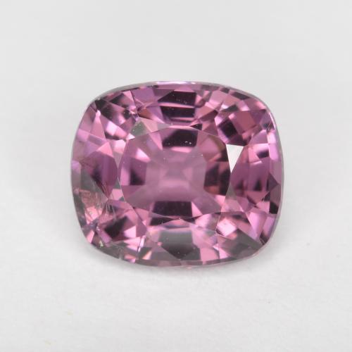 Spinello Viola scuro naturale da 1.35 ct, Taglio a cuscino, VS