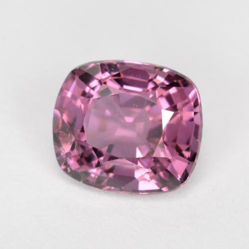 Spinello Viola scuro naturale da 1.35 ct, Taglio a cuscino, VS