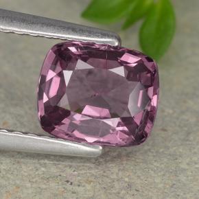 Spinello Viola chiaro naturale da 1.27 ct, Taglio a cuscino, VS