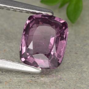 Spinello Viola chiaro naturale da 1.27 ct, Taglio a cuscino, VS