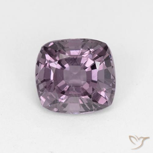 1.56ct Naturale Grigio Viola Spinello, Cuscino, VS