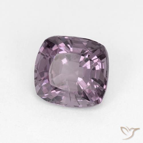 Spinello Grigio Viola naturale da 1.56 ct, Cuscino, VS