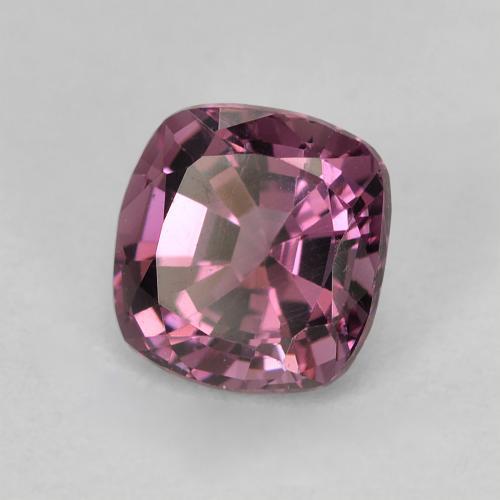 Spinello naturale porpora da 1,28 ct, taglio a cuscino, VVS-VS