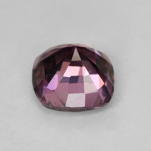 Spinello naturale porpora da 1,28 ct, taglio a cuscino, VVS-VS
