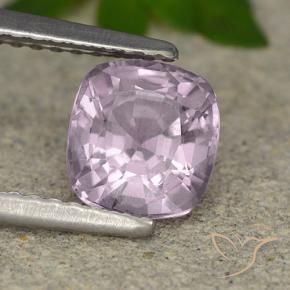 Spinello Viola Rosato Grigio naturale da 1.46 ct, Cuscino, VVS