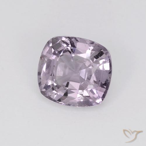 Spinello Viola chiaro naturale da 1.43 ct, Cuscino, VVS