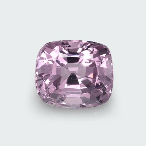Spinello Viola chiaro naturale da 1.54 ct, Taglio a cuscino, VVS