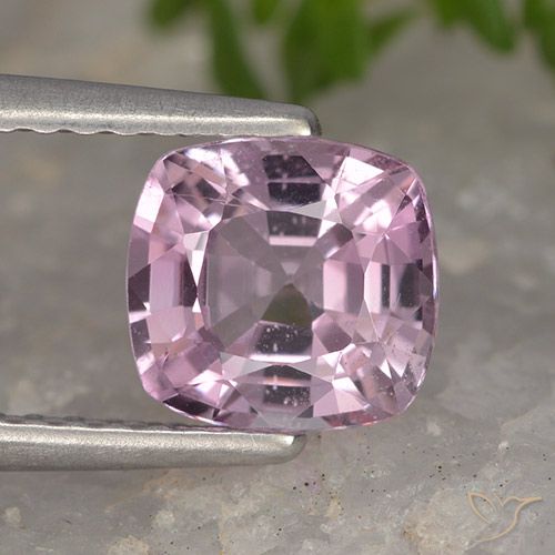 1.29ct Naturale Viola rosato chiaro Spinello, Cuscino, VVS, Photo A