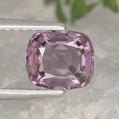 Spinello naturale porpora da 1,29 ct, taglio a cuscino, VVS