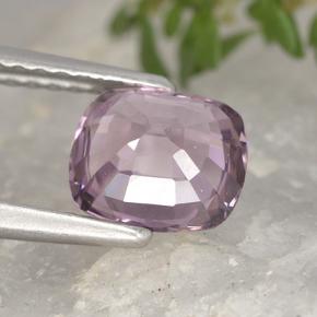 Spinello naturale porpora da 1,29 ct, taglio a cuscino, VVS