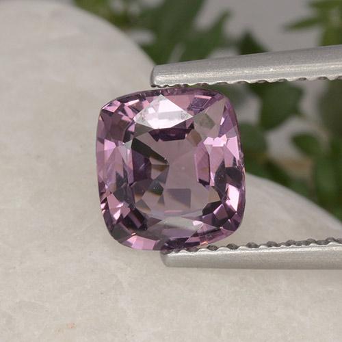 Spinello naturale porpora da 1,37 ct, taglio a cuscino, VVS