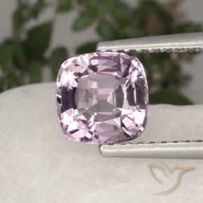 Spinello Viola rosato molto chiaro naturale da 1.62 ct, Cuscino, VVS