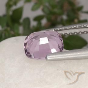 Spinello Viola rosato molto chiaro naturale da 1.62 ct, Cuscino, VVS