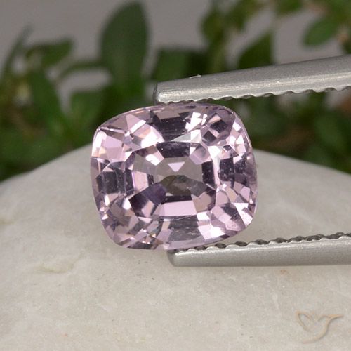 1.42ct Naturale Viola rosato molto chiaro Spinello, Cuscino, VVS