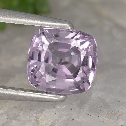 1.10ct Naturale Viola rosato chiaro Spinello, Cuscino, VVS