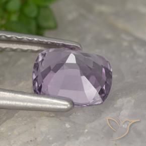 Spinello Viola rosato chiaro naturale da 1.10 ct, Cuscino, VVS