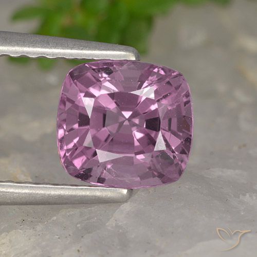 1.25ct Naturale Viola medio Spinello, Cuscino, VVS