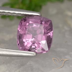 Spinello Viola medio naturale da 1.25 ct, Cuscino, VVS