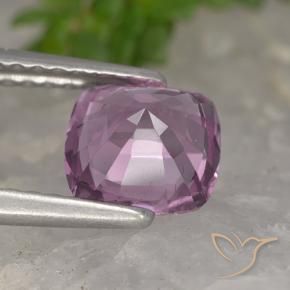 Spinello Viola medio naturale da 1.25 ct, Cuscino, VVS