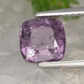 Spinello Viola medio naturale da 1.43 ct, Cuscino, VS