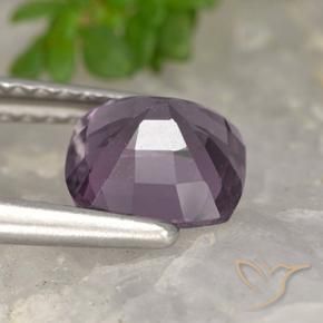 Spinello Viola medio naturale da 1.43 ct, Cuscino, VS