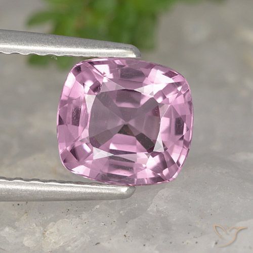 1.33ct Naturale Viola rossastro Spinello, Cuscino, VVS