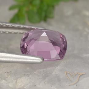 Spinello Viola rossastro naturale da 1.33 ct, Cuscino, VVS