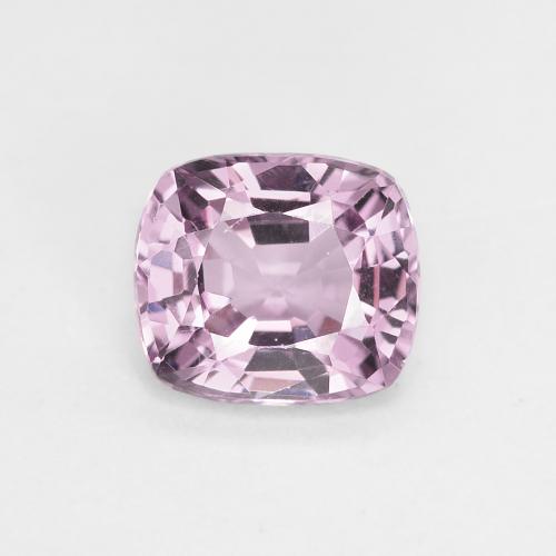 Spinello Viola molto chiaro naturale da 1.14 ct, Taglio a cuscino, VVS