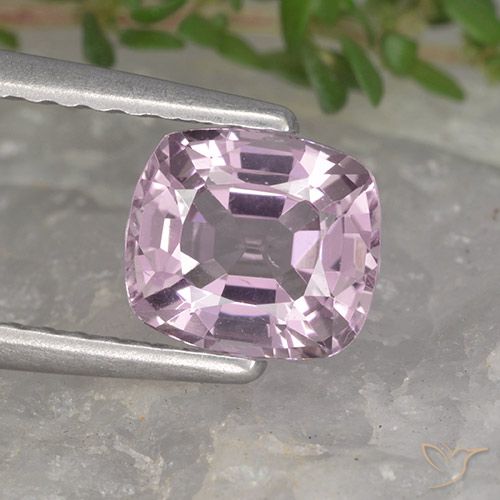 1.13ct Naturale Viola rosato molto chiaro Spinello, Cuscino, VVS