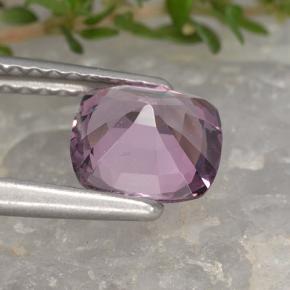 Spinello naturale porpora da 1,31 ct, taglio a cuscino, VVS