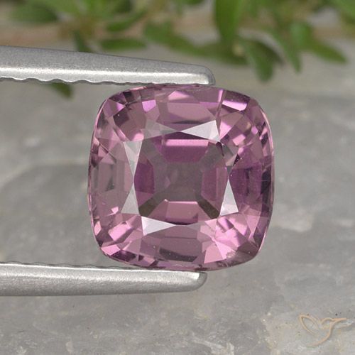 1.26ct Naturale Viola scuro Spinello, Cuscino, VVS