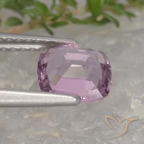 Spinello lavanda profonda naturale da 1.07 ct, Taglio a cuscino, VVS