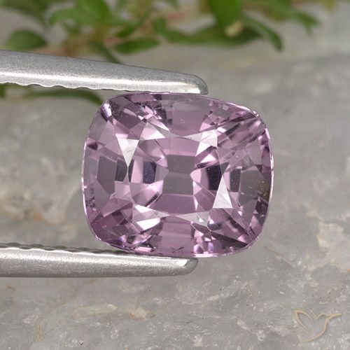 1.43ct Naturale Viola Chiaro-Rosa Uva Spinello, Cuscino, VVS, Photo A