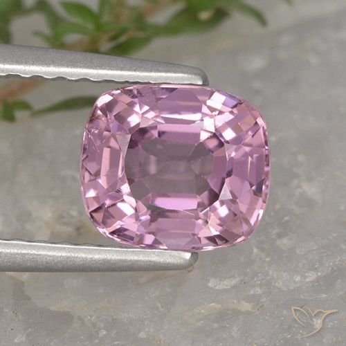 1.51ct Naturale Viola-Rosa Spinello, Cuscino, VVS