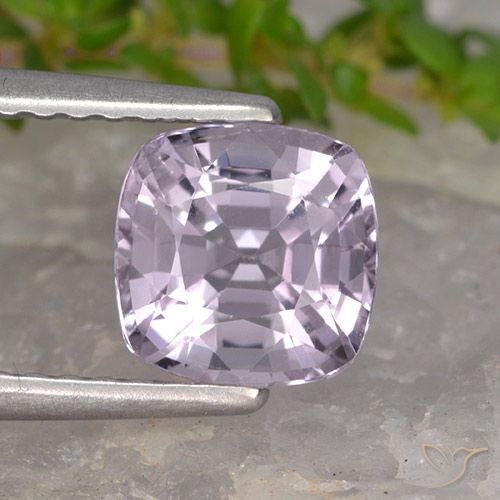 1.42ct Naturale Viola chiaro Spinello, Cuscino, VVS
